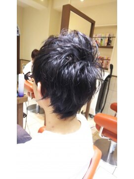 ネオリーブチノ 登戸店(Neolive cino) 【neolive cino】束感を出したショートウルフスタイル☆