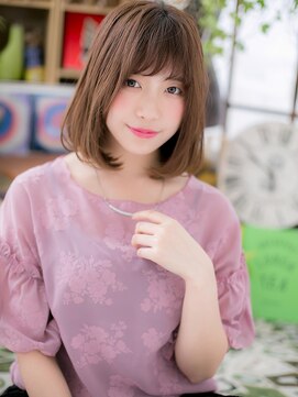 カバーヘア ブリス 川口(COVER HAIR bliss) ■ワンカール＆ナチュラルカラー小顔ロブ102★川口20代30代40代