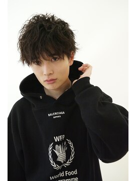 キャンバス バイ ネオリーブ 横浜西口(Canvas by neo.) 横浜★メンズミディアムツーブロスパイラルパーマ♪