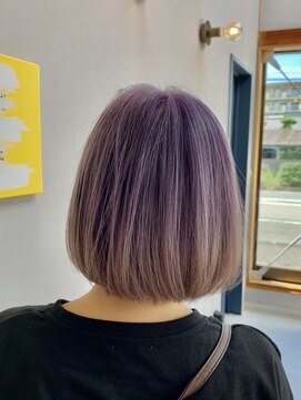 ワンステップ(ONE STEP) ホワイトバイオレットBob