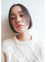 マグネットヘアートラスト(MAGNET HAIR trust) 地毛風カラー＋ボブ
