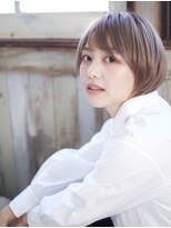 グランアージュ 柏西口店(grandage)&nbsp;大人可愛い20代30代40代黒髪前下がりショートボブ丸みショート c