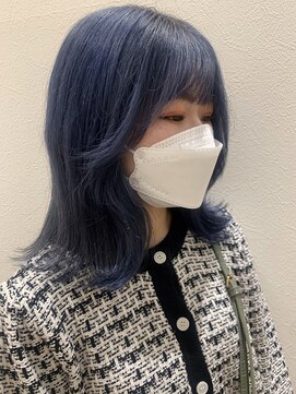 ハブ(hub) 【天神今泉】ブルーグレー