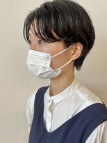 ピノリコ Hair&make pinorico 後ろのパーマは残ってるので前髪だけかけちゃおうショートパーマ