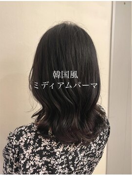 チョビー 銀座(chobii) ミディアムパーマ/韓国パーマ/デジタルパーマ/くびれ/カヨ