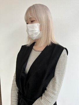 コト 福井大和田店(coto) 福井　大和田　ハイトーン　ホワイトカラー　ケアブリーチ　20代