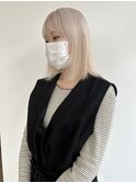 福井 大和田 ハイトーン ホワイトカラー ケアブリーチ 20代