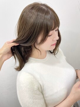 ポーチバイハニー オモテサンドウ(PORCH by HONEY omotesando) ヘーゼルオリーブ　オリーブベージュ　レイヤーカット