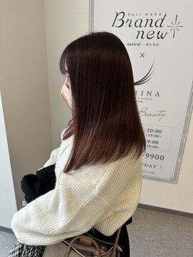 ヘアーメイクブランニュー セントラル 西大寺店(hair make Brand new central) ラベンダーピンク