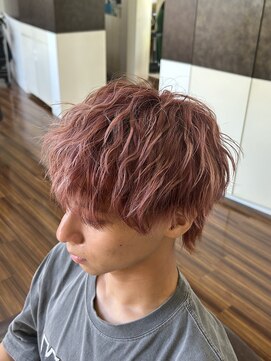 ワタナベ Watanabe美容室 メンズピンク