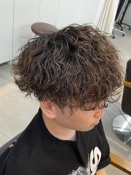 ザコーストバイネオリーブ 辻堂店(The coast by neolive) 波巻きスパイラルパーマメンズツーブロック