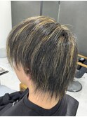 メッシュキャップ×メンズハイライト