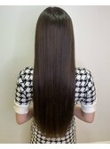 似合わせカットレイヤーロング艶髪_アッシュグレージュ_180