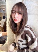 艶髪 髪質改善 ブリーチなしダブルカラー レイヤー 韓国風5211