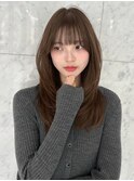 20代30代40代◎韓国ヘアー顔周りレイヤー似合わせカットロブ