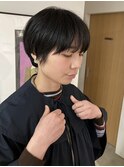 20代30代/大人かわいい/ハンサムショート/前下がりショートボブ