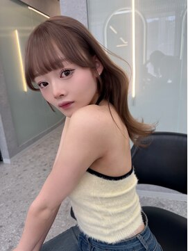 ボタン ハカタ(VOTAN hakata) 【votan hakata 中村珠梨】ベージュ/韓国ヘア/顔周りカット