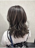 ハイライト楽しみつつ　白髪ぼかし