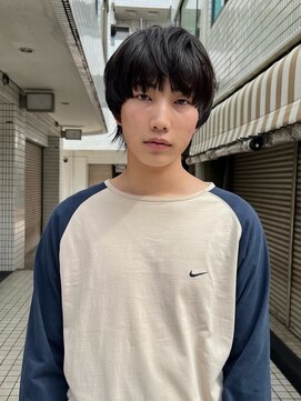 ヒュージ 表参道(huge) メンズカット /シャドウパーマ /フェザーショート