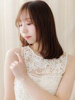 カバーヘア ブリス 志木南口駅前店(COVER HAIR bliss)&nbsp;ヘーゼルグレージュ美髪顔周りレイヤースタイルY志木20代30代