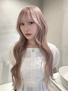 ペレ アネックス 大阪梅田茶屋町店(PELE ANNEX) くびれヘア/アプリコットオレンジ/夏のヘアアレンジ/梅田