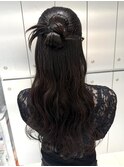 【新宿駅/新宿三丁目/ヘアセット/カチモリヘア/お呼ばれヘア】
