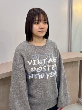 【 YUCCA 】大人可愛いBOB/切りっぱなし