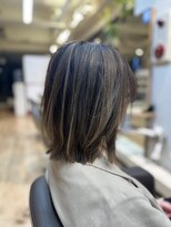 ヘアリゾートクランプ(hair resort clamp) 大人くびれボブ×ナチュラルバレイヤージュ