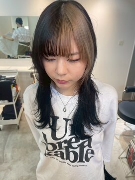  fit stand 千葉/ショートボブ/カット/パーマ/ダブルカラー/トリートメント/縮毛矯正 イメチェン/ピンクベージュ/アンブレラカラー[千葉]