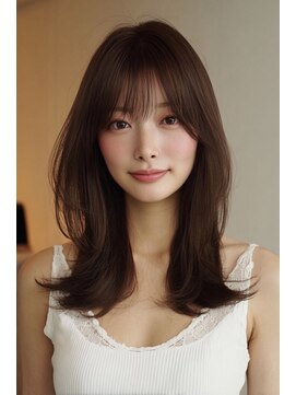 ワゴンバイアフロート(Wagon by afloat) ミディアム20代30代ストレートレイヤー前髪なし前髪あり池袋