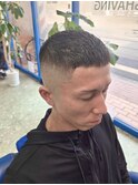 スキンフェード×クロップスタイル