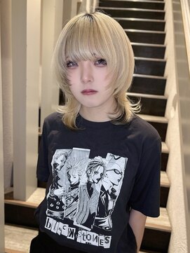 ニューヨークニューヨーク 三宮店(NYNY) ウルフカット/レイヤーカット/デザインカラー