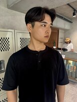 ハイプ マン 藤沢(HYPE MAN)&nbsp;フェザーパーマ毛流れパーマセンターパートニュアンス眉カット