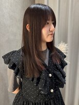 ジーナ 近鉄奈良(Zina)&nbsp;レッド/インナーカラー/チョコブラウン/近鉄奈良/学割/レイヤー