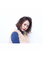 ヘアー アイス ルーチェ(HAIR ICI LUCE)&nbsp;#ボブ #かき上げバング #ウェーブ #刈り上げ