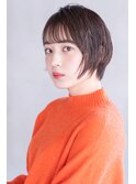 【ROJITHA】ぬれ艶ショート×フレンチセピアアッシュ