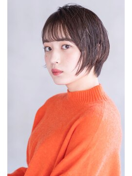 ロジッタ(ROJITHA) 【ROJITHA】ぬれ艶ショート×フレンチセピアアッシュ