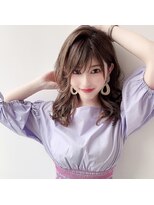 サードバイローラン(THiRD by ROULAND)&nbsp;THiRD by ROULAND ウェーブパーマ耳かけフォギーベージュ