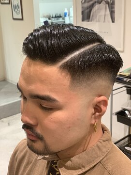 エルエー バーバーショップ 草津店(L.A BARBERSHOP) 王道クラシックワイルドサイドパート