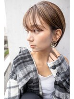 クラン(clan)&nbsp;前下がりボブ/モテ髪カタログ/小顔に見せるヘア/前髪カット