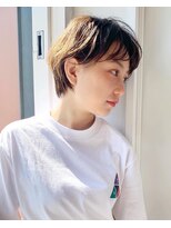 ジエクト ヴィシア(The Ect VIXIA)&nbsp;ハンサムショート×オリーブグレージュ×マッシュショート