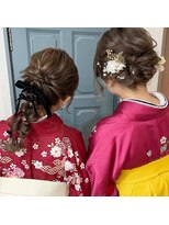 袴ヘアセット