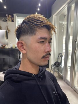 アルカナ 明治神宮前原宿(ARCANA) ハイライト マッシュパーマ ウルフ アッシュブラック