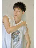 ロミーオム 本厚木(ROMMY. Homme)&nbsp;刈り上げツーブロック王道マッシュショートビジネスメンズヘア