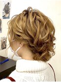 ショートボブ♪『おしゃれシニヨンアップ』結婚式など(^○^)