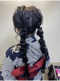 浴衣　ヘアセット