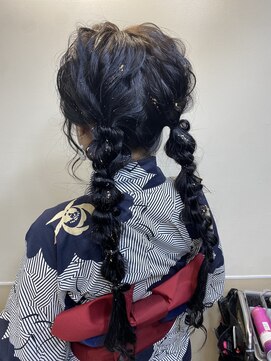 クレア(Crea) 浴衣 ヘアセット