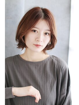 リーニアプラスエヌ(LINHA +n) 【リーニア 長浜】20代30代40代 髪質改善×透明感ボブ#784