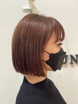 ジュノ 鹿児島中央店(Juno) 大人な斬りっぱなしボブ