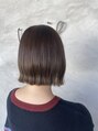 メゾンウィット(Maison Wit) 首元がキレイに見える切りっぱなしボブもおすすめです。
